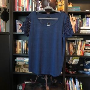 *The Limited* Navy Summer Slub Tunic
